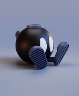 Super Mario Bob-Omb - Soap Dispenser 3d model