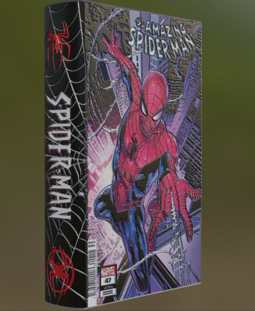 Spider-man - Book Litho 3d model