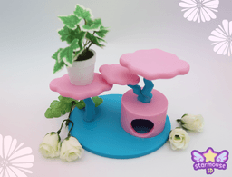 Spider Kitten Flexi & Cat Tree 3d model