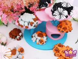Spider Kitten Flexi & Cat Tree 3d model