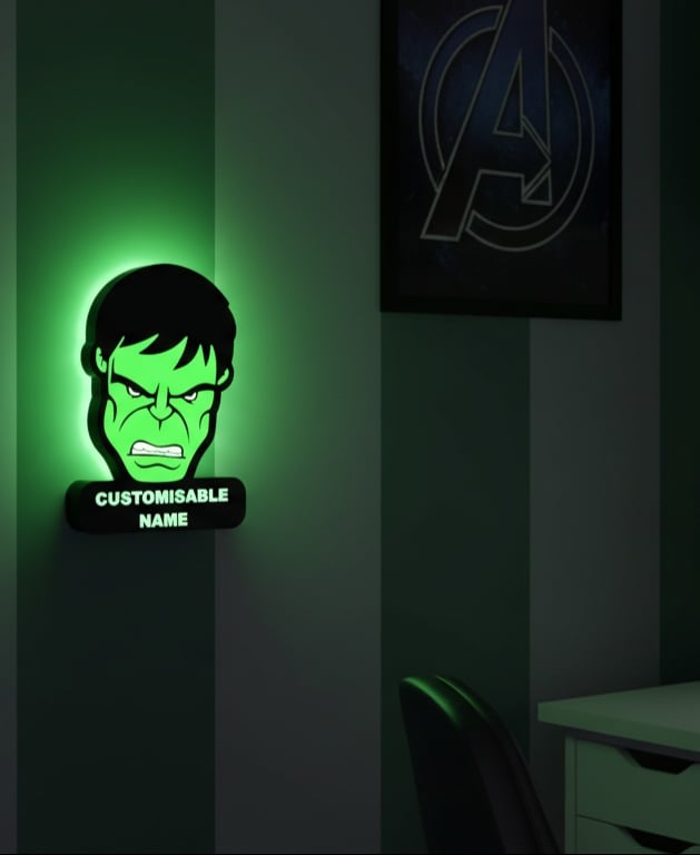 Hulk - LED Strip compatible 3d model