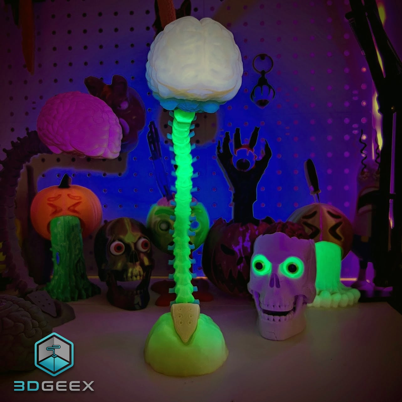 Articulated Spine-Brain 3d model