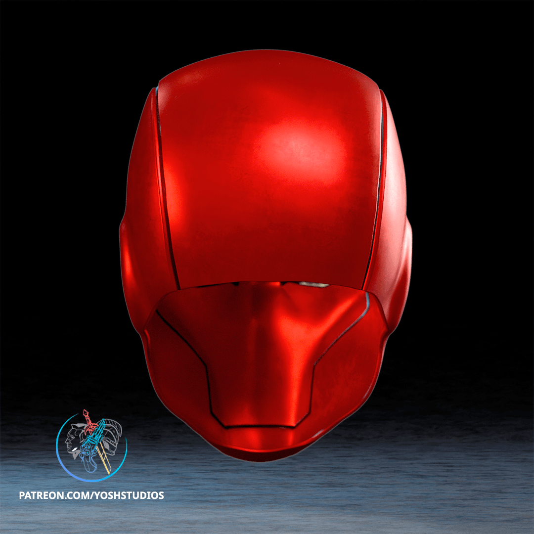 Red Mercenary Comic Armor 3D Printer STL File 3d model