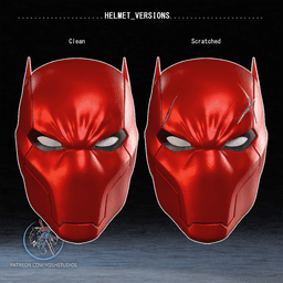 Red Hood Comic Armor 3D Printer STL File 3d model
