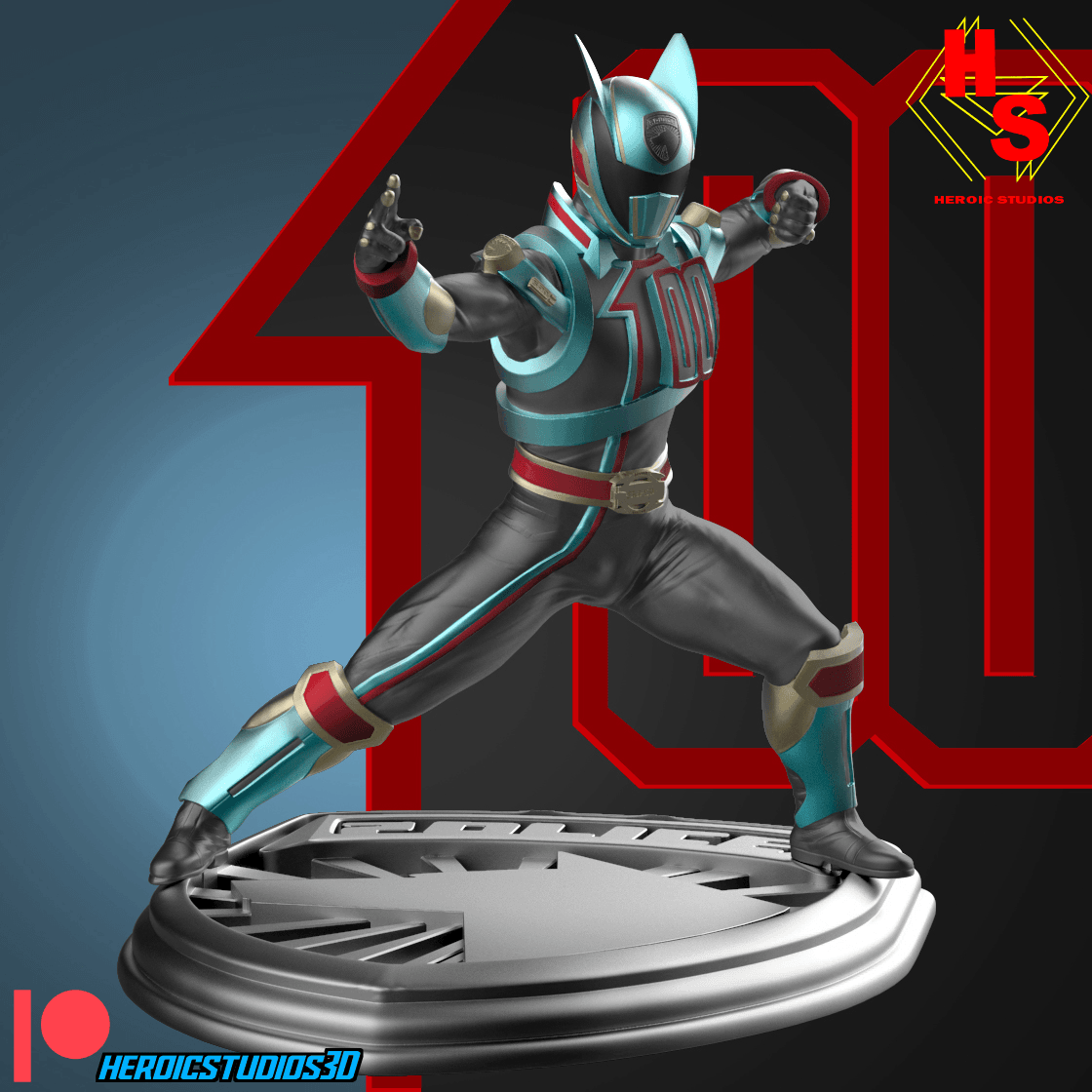 Shadow Ranger Statue 3d model