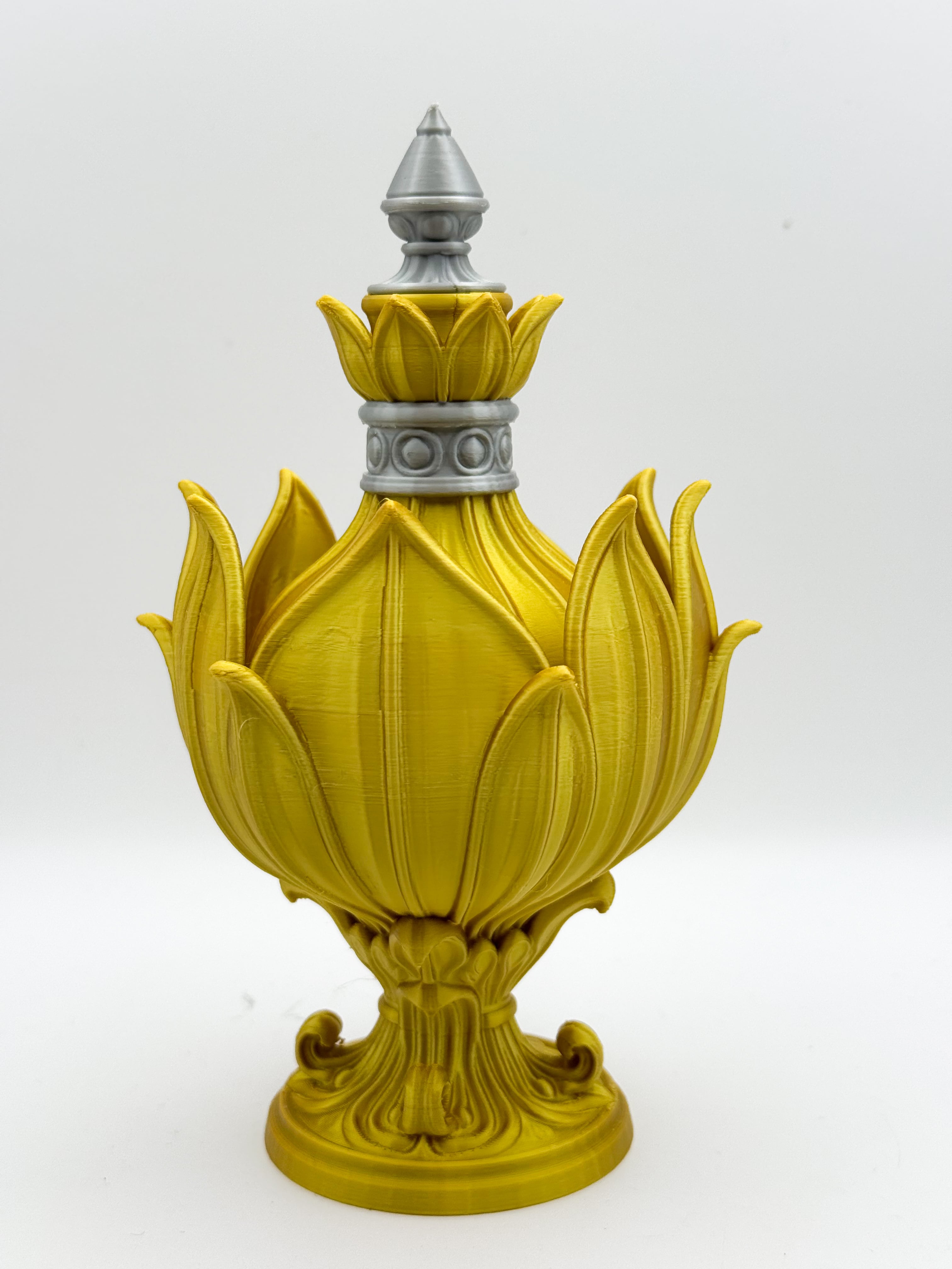 Eternal Thrive Potion Bottle with Lotus Stand 3d model