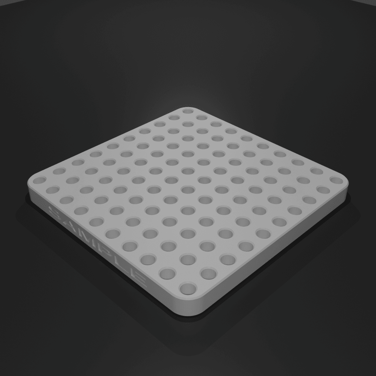 Parametric Reloading Tray 3d model