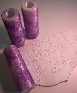 Texture Rollers - Spring Flowers 3d model