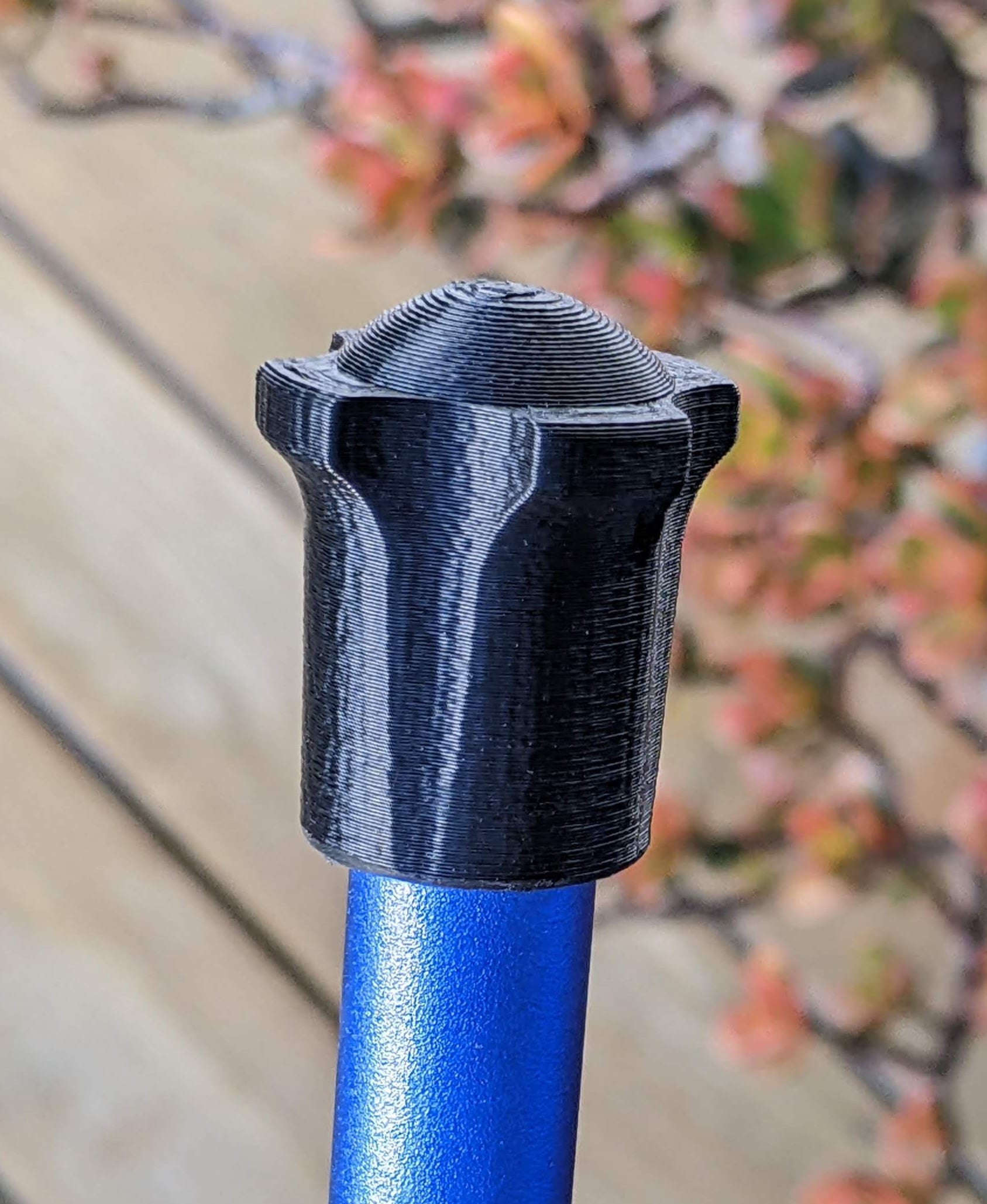 Thanks for the stl. I scaled it down by 0.94 to get a tight fit.