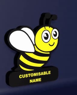 Cute Bee - LED Strip compatible 3d model