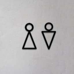 Toilet Sign 3d model