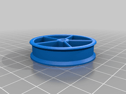 EGW-80 EDF wheel 54mm 3d model