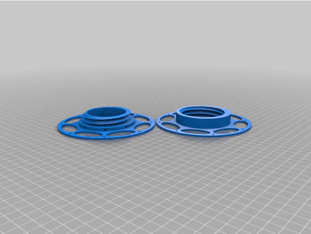 FUNCTIONAL MINI SPOOL FOR FILAMENT LEFTOVERS 3d model