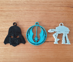 Star Wars Keyrings 3d model