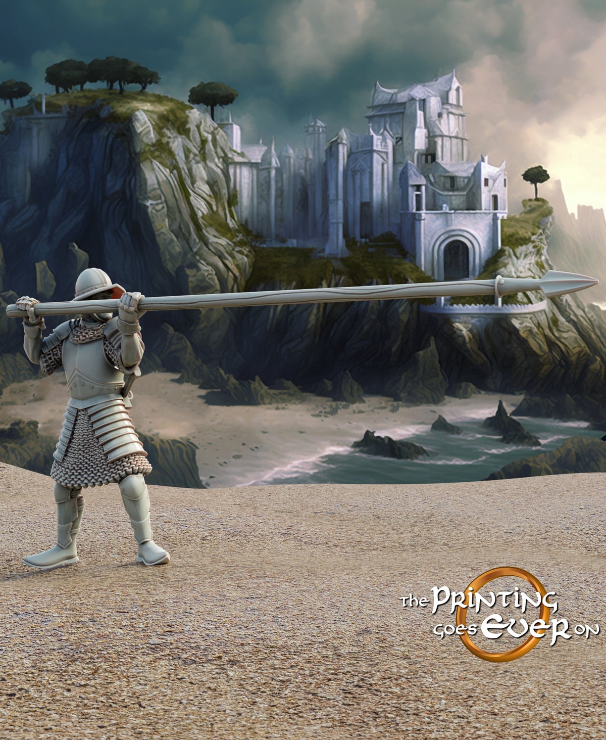 Armored Pikemen Formation 3d model