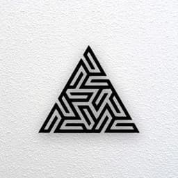 Triangle Wall Art 3d model