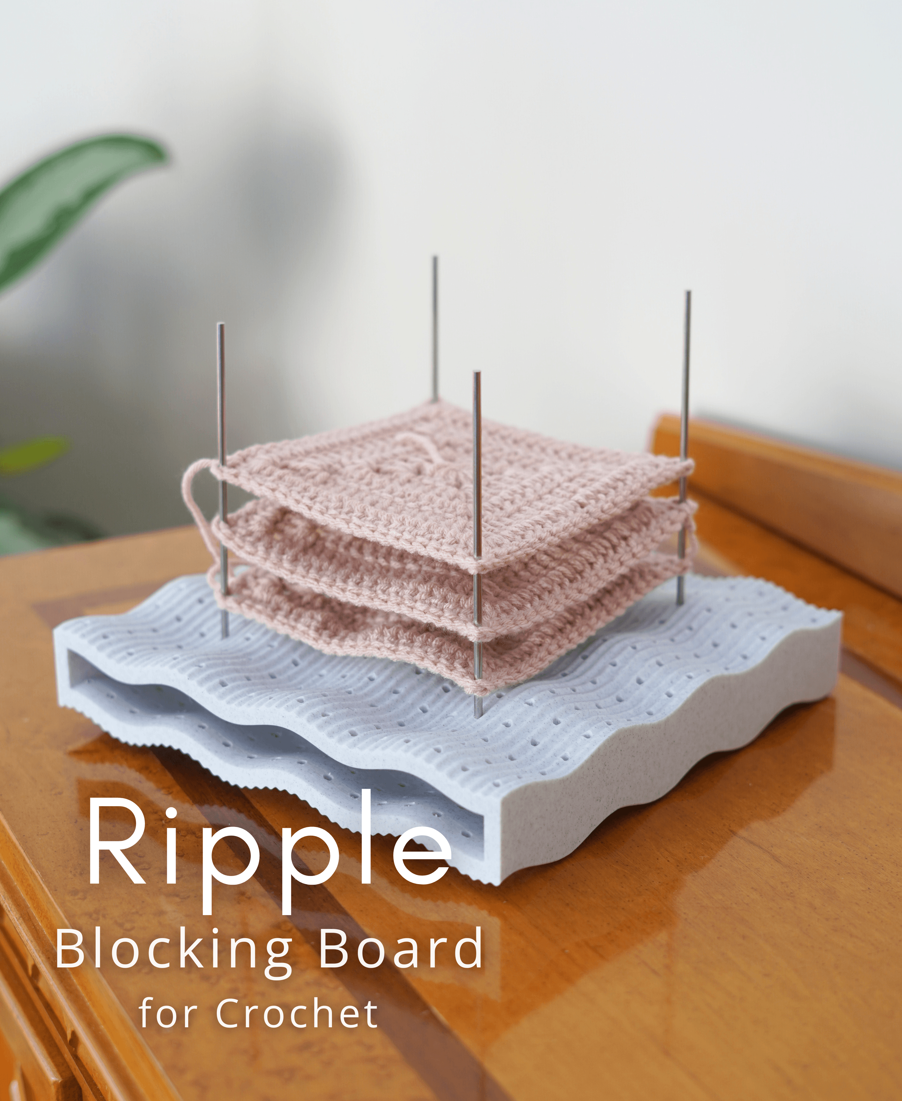 Ripple Blocking Board 3d model
