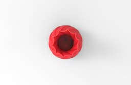 Twist Bloom Vase 3d model