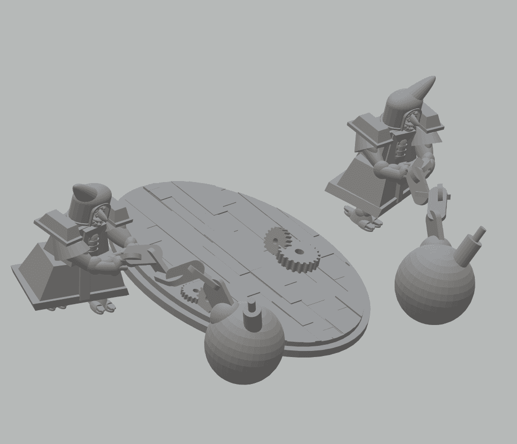 FHW: Oxchan/ Zorblin Sapper Cult Bomber trooper pose a 3d model