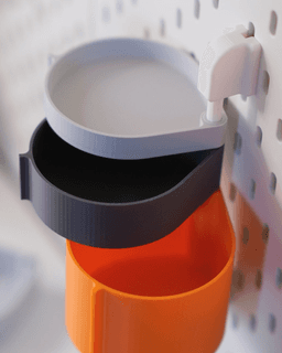 Ikea Skadis Rotatable Tray Set 3d model
