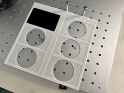 Business Card Jig for Engraving 3d model
