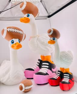 Football Hat Goose Gear for Porch Goose 3d model