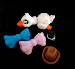 Goose Hatchlings W Hat (Commercial Use) 3d model
