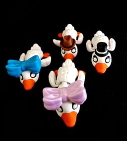 Goose Hatchlings W Hat (Commercial Use) 3d model