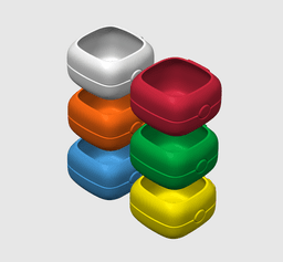 Pots Emoji: Set x6 3d model