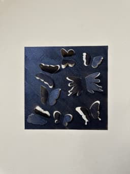 Butterfly Wall Art Folding Art 3d model
