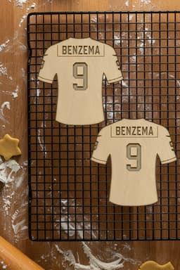 Benzema Cookie Cutter, Biscuit Cutter 3d model