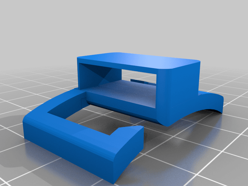 Backpack verticle clip 3d model