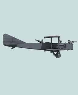 1:144 Farman F.50 3d model