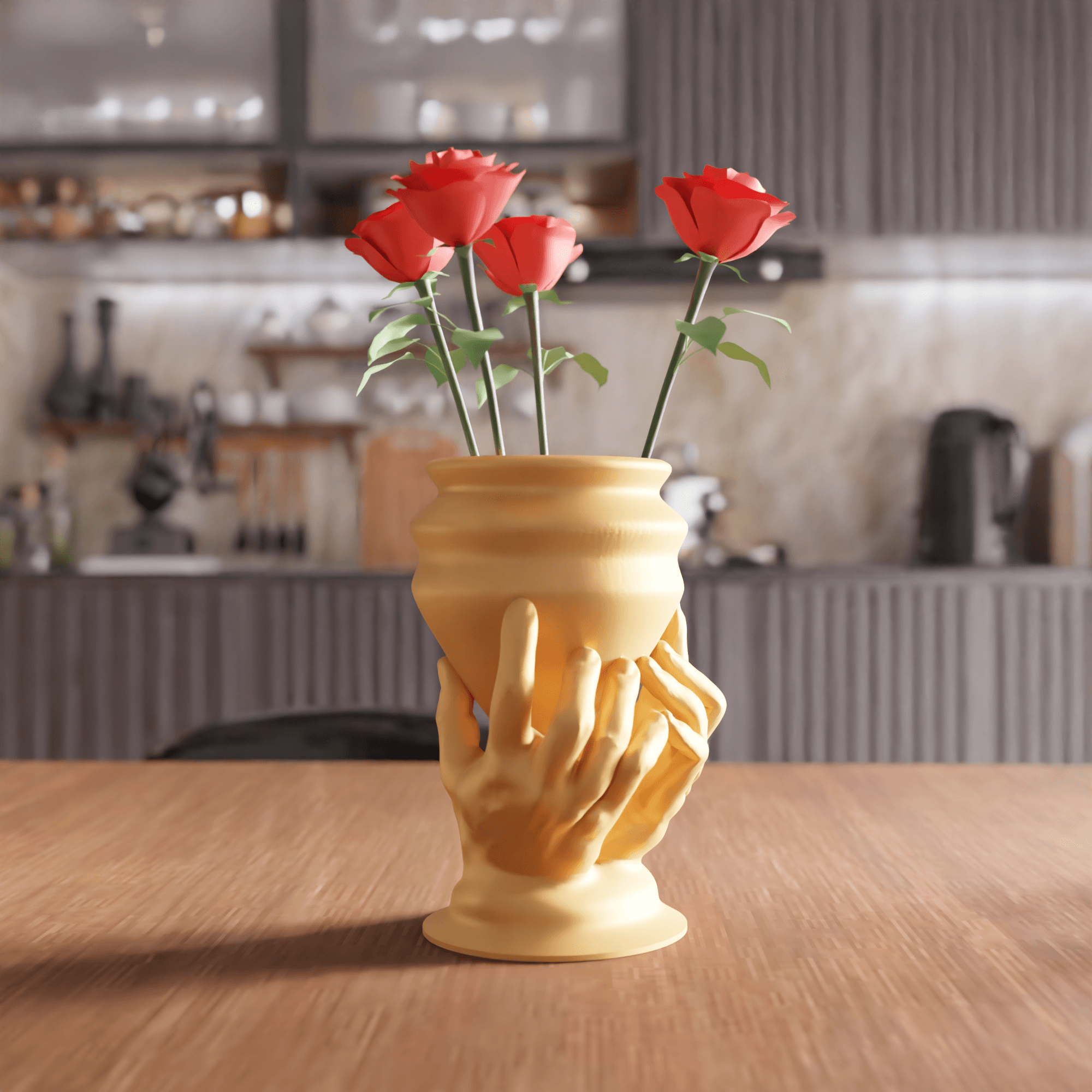 Hand-Held Chalice Vase 3d model