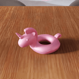 Unicorn Pool Float Figure 3d model