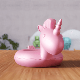 Unicorn Pool Float Figure 3d model