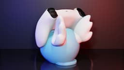Wartortle Controller Holder 3d model