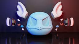 Wartortle Controller Holder 3d model