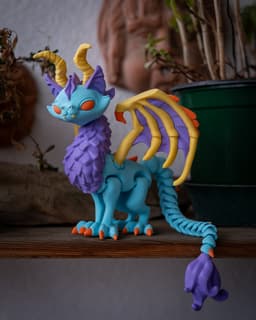 Twisty Cat Dragon 3d model