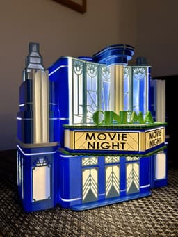 The Cinema (TV Remote Holder) 3d model
