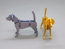 Dog Kit Card 3d model