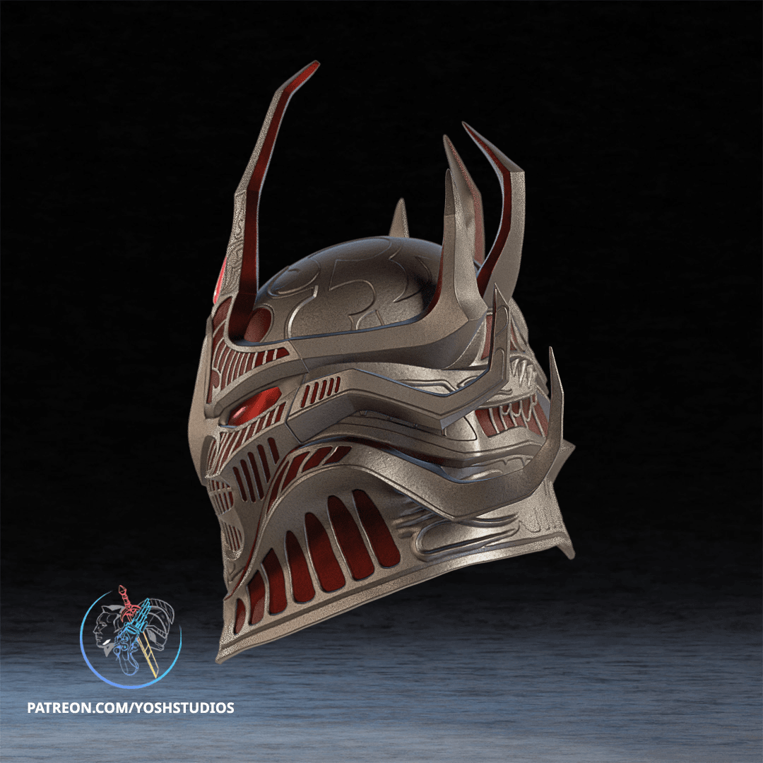 Daedric Helmet 3D Printer STL File 3d model