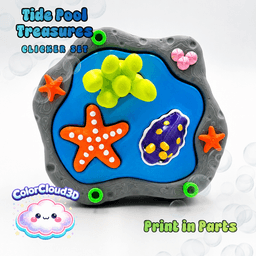 TIDE POOL TREASURES CLICKER SET 3d model