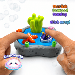 TIDE POOL TREASURES CLICKER SET 3d model