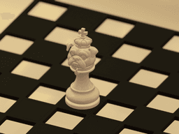 Dog Themed Chess Set 3d model