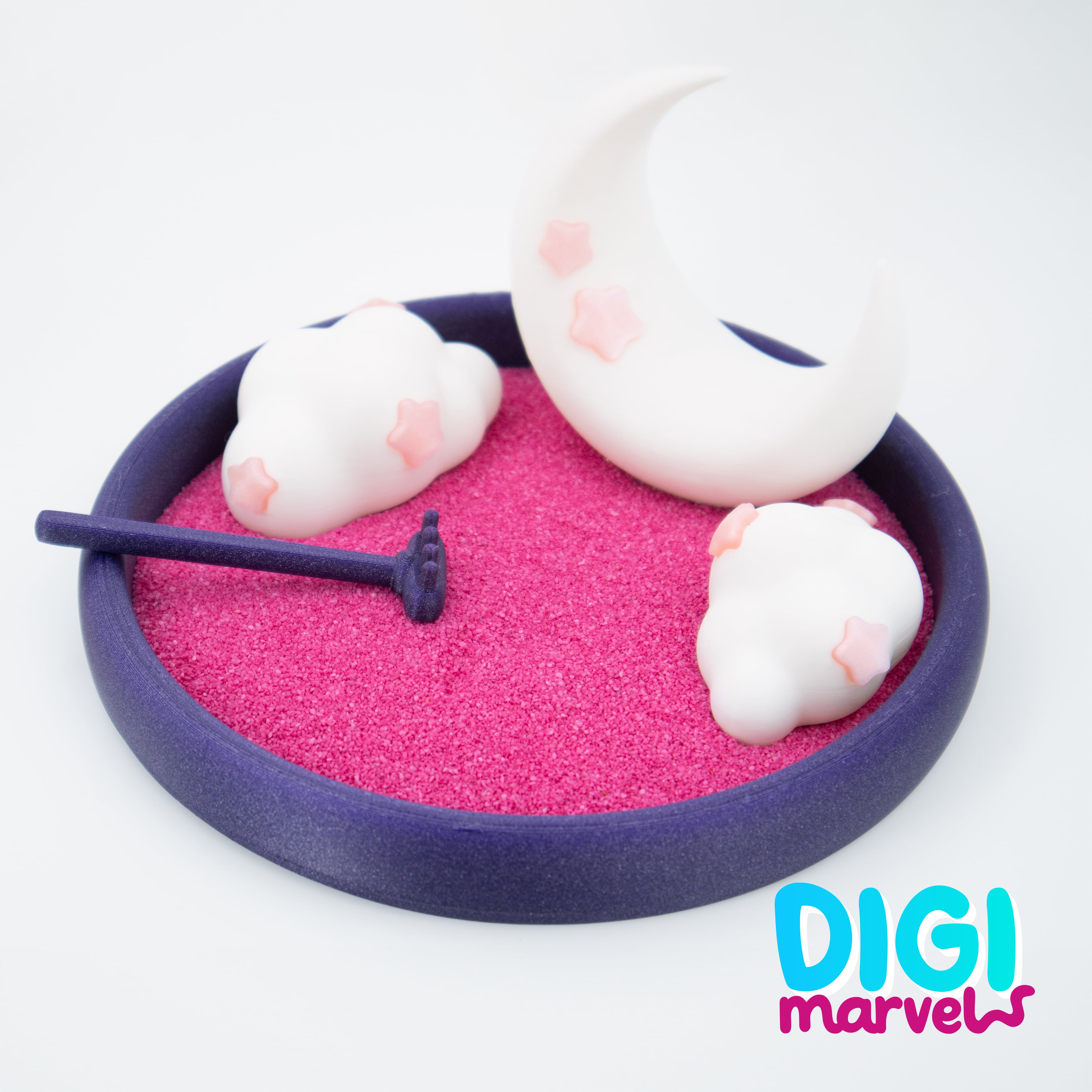 Moon Zen Garden 3d model