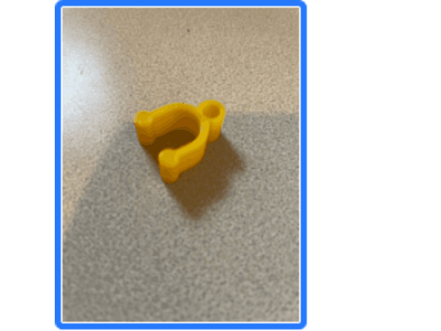 Dialysis Shower Clip For Catheter 3d model