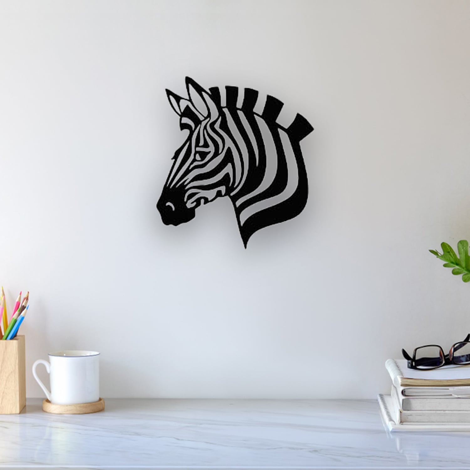 Zebra Wall Art 3d model
