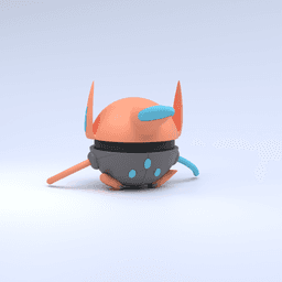 Deoxys (Speed) Pokeball 3d model