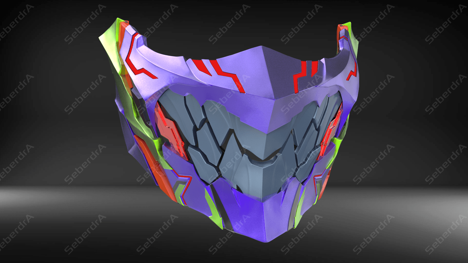 Unit1 - Mecha Mask 3d model